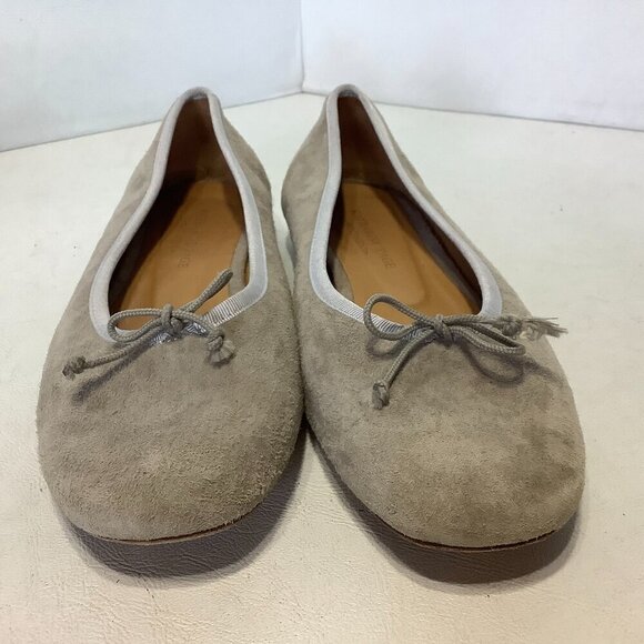 Katharine Page Suede Ballet Flats Shoes Tan Sz 38.5 Made Portugal - Picture 7 of 15
